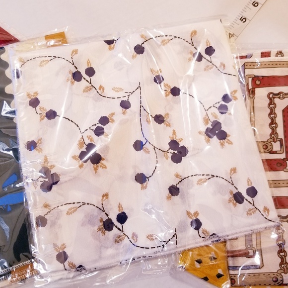 Vibrant Soft Silky Square Scarf for Bag Head Neck - Picture 5 of 6